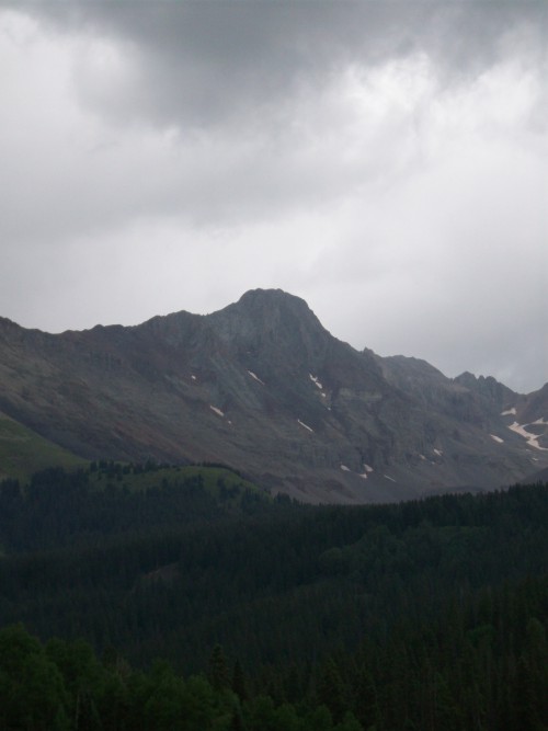 Storm clouds over El Diente