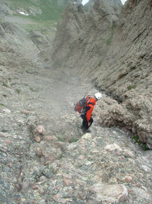 Beginning the descent