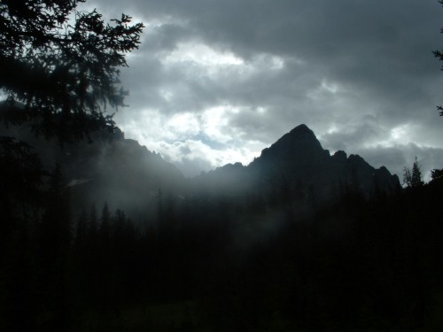 Storm descends on the Needle