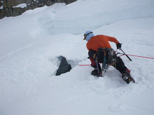 Crevasse fall!